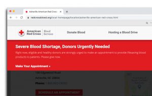 Severe Blood Shortage