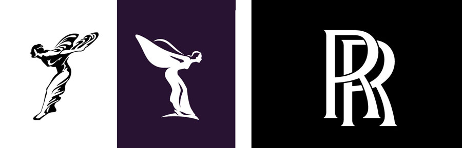 Rolls Royce Spirit of Ecstasy and Wordmark